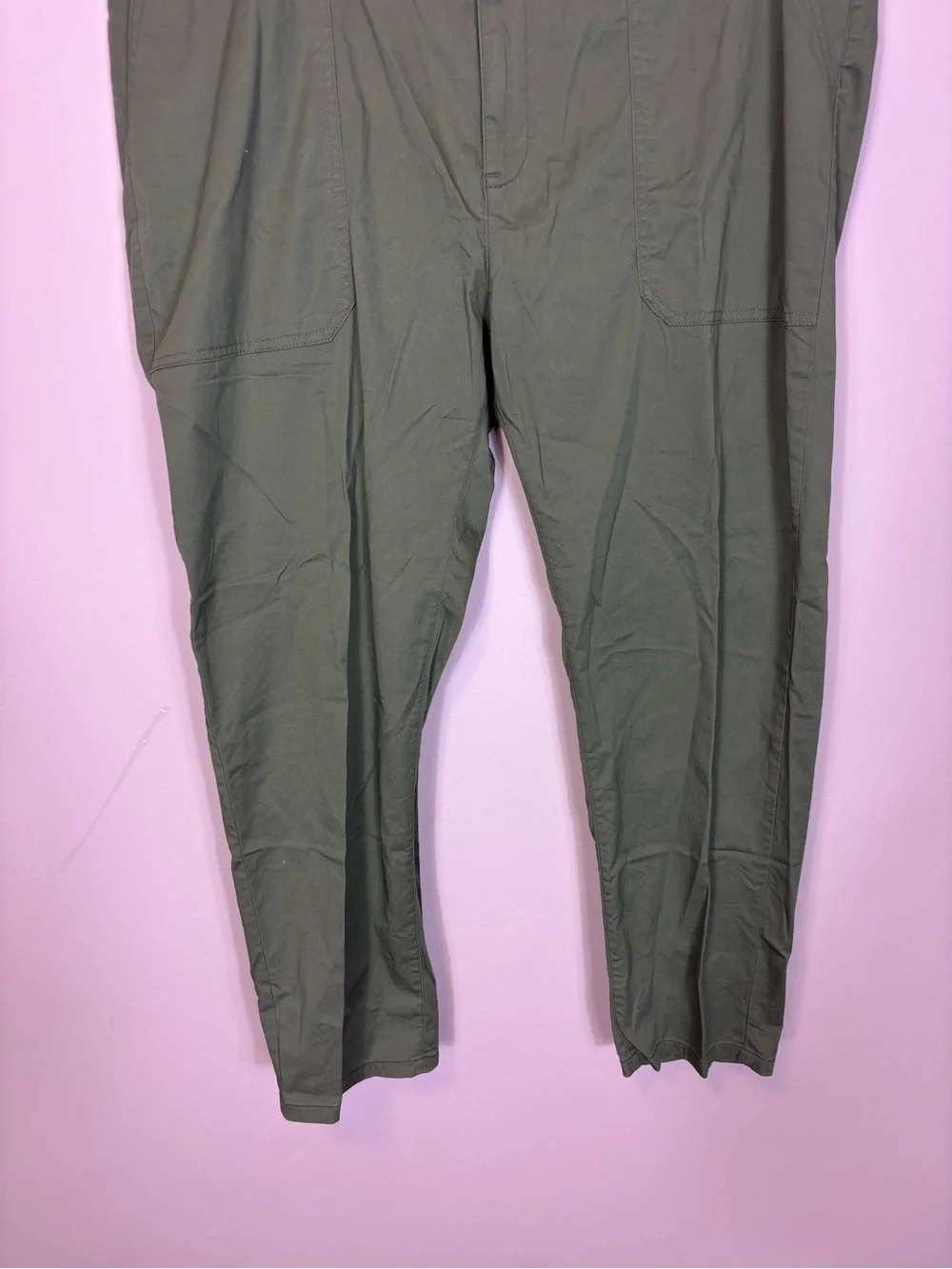 J. Crew Olive Green Slim Boyfriend Chinos Pants Women’s 18